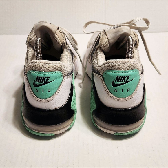 Nike Air Max Excee Leather Mesh Sneakers White Green Grey 6 - Picture 6 of 10